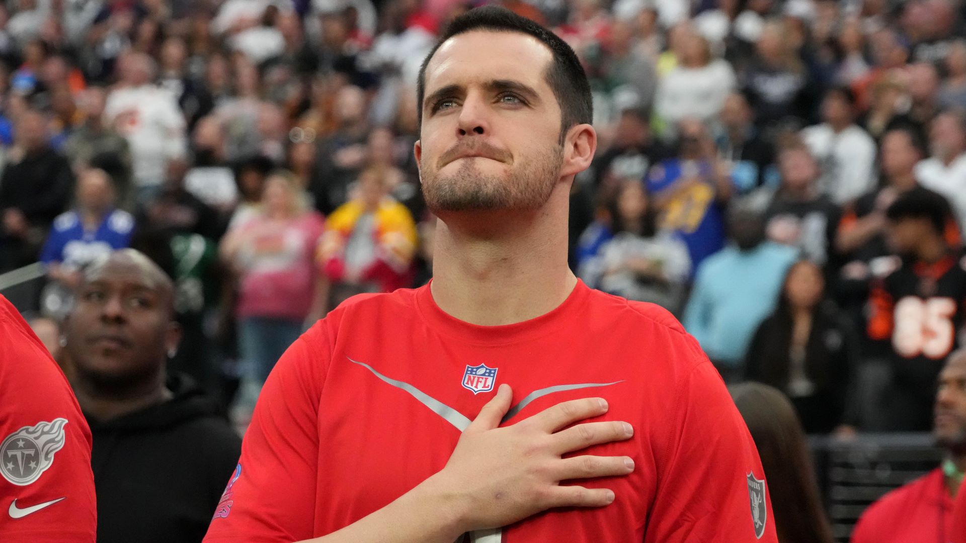 NFL quarterback Derek Carr