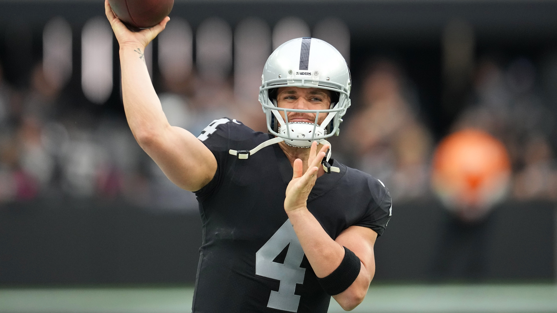 NFL quarterback Derek Carr
