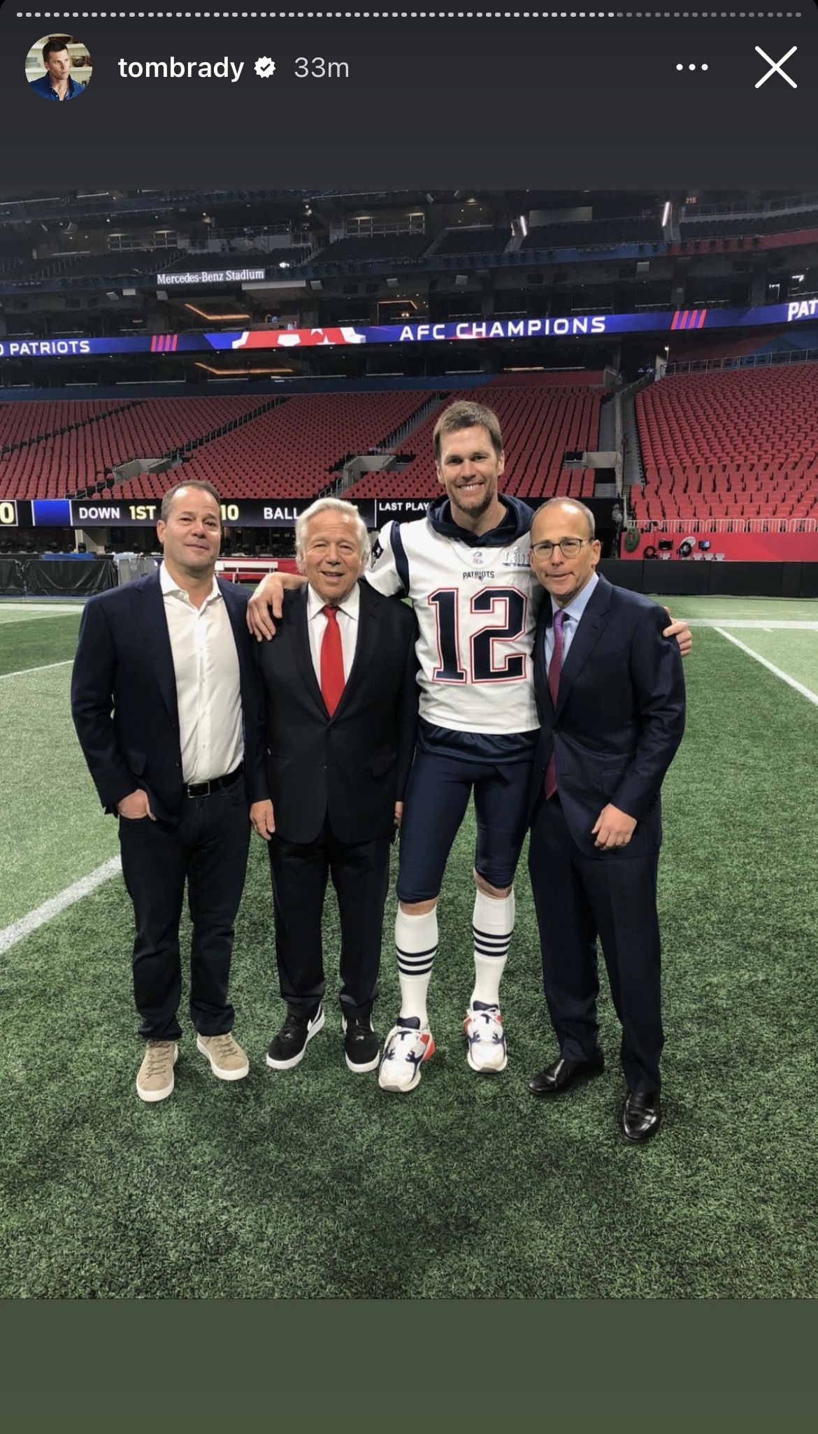 Tom Brady, Robert Kraft