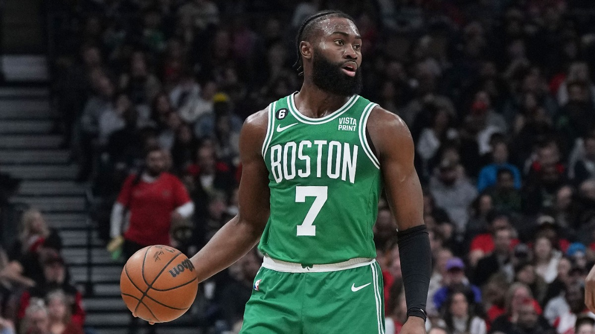 Boston Celtics guard Jaylen Brown