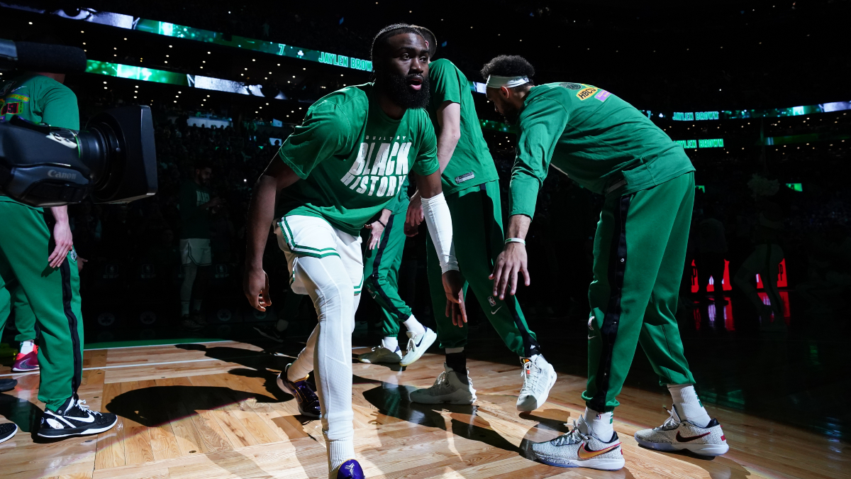 Boston Celtics guard Jaylen Brown