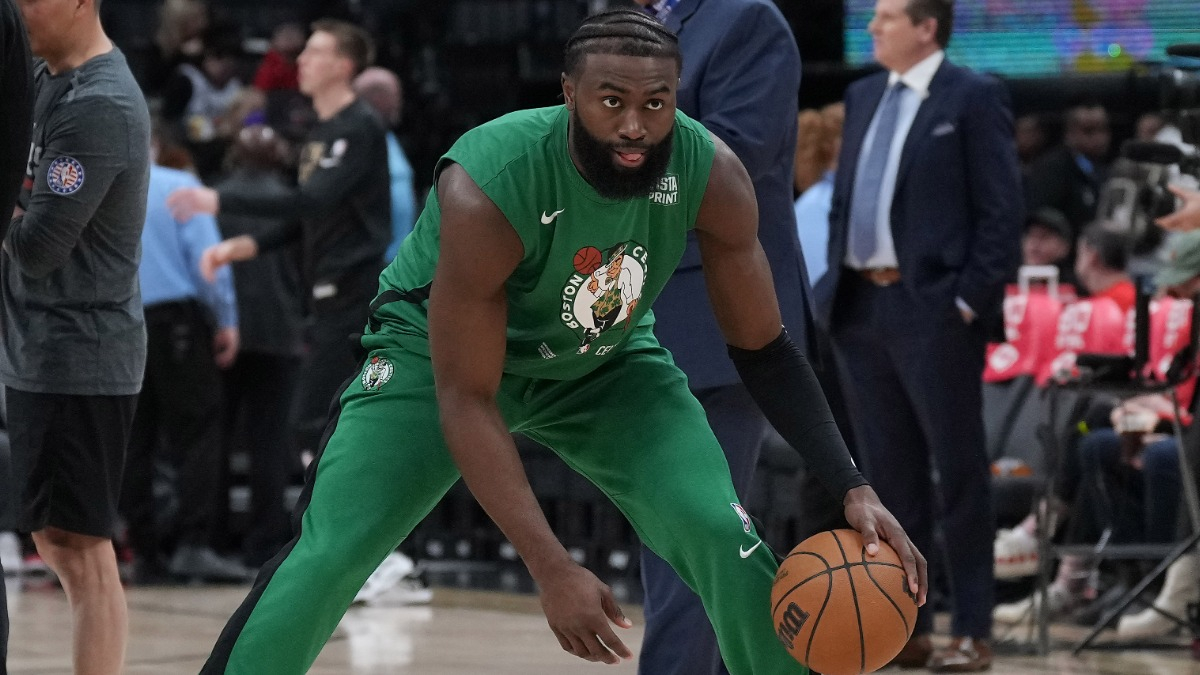 Boston Celtics guard Jaylen Brown