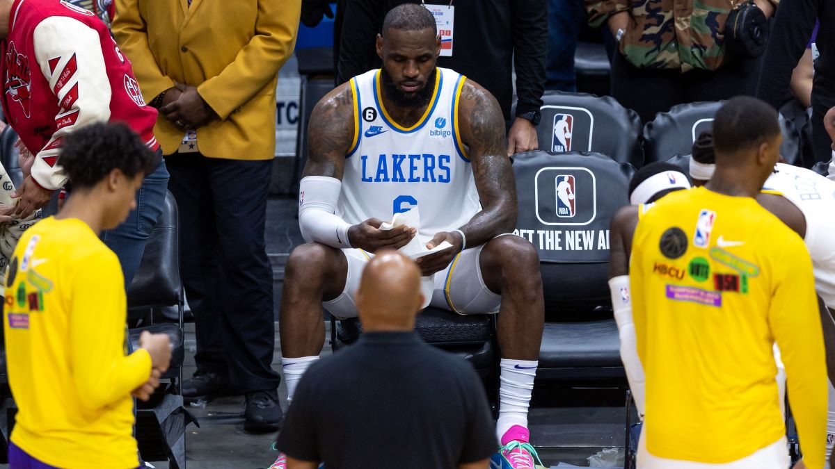 Los Angeles Lakers forward LeBron James