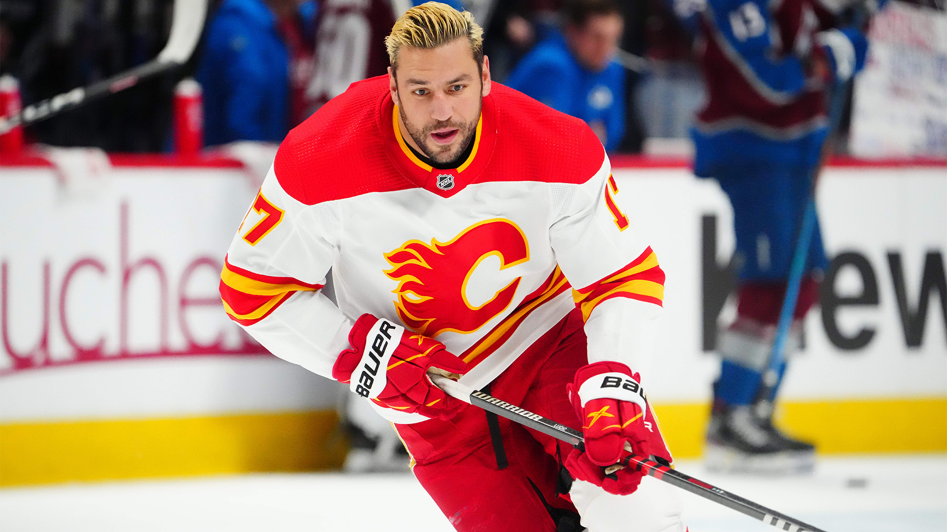 Calgary Flames forward Milan Lucic