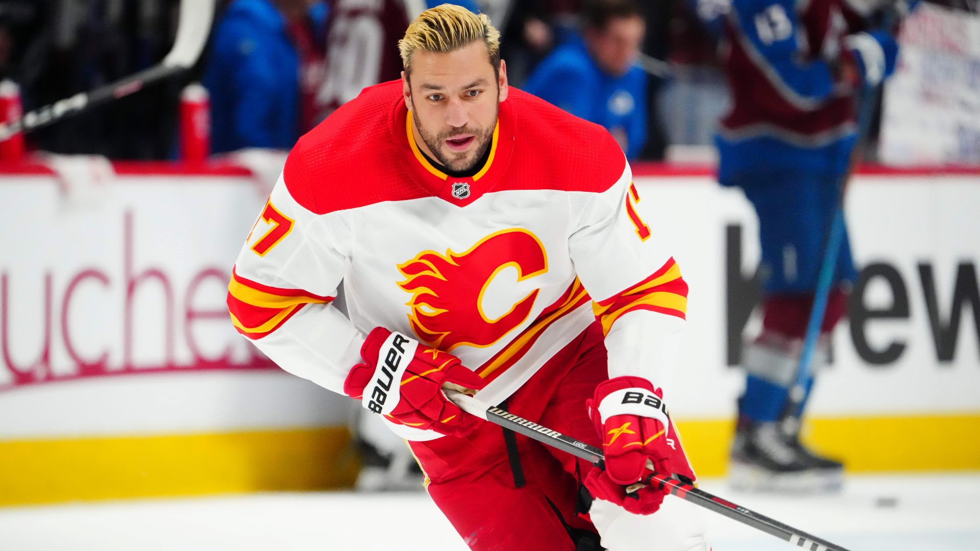 Calgary Flames left wing Milan Lucic