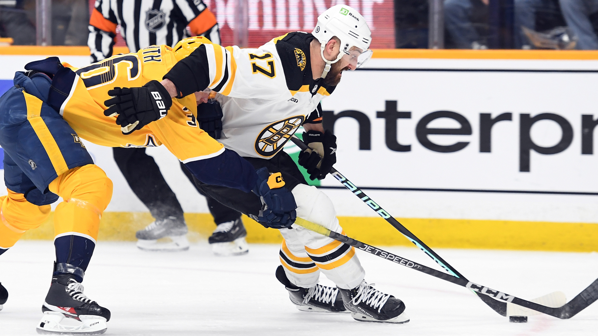 Boston Bruins forward Nick Foligno