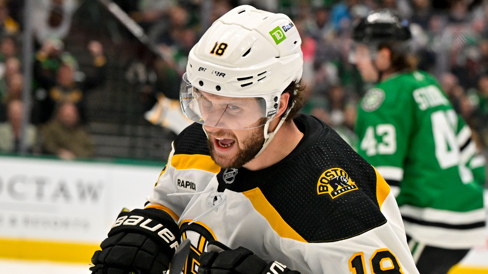 Boston Bruins forward Pavel Zacha