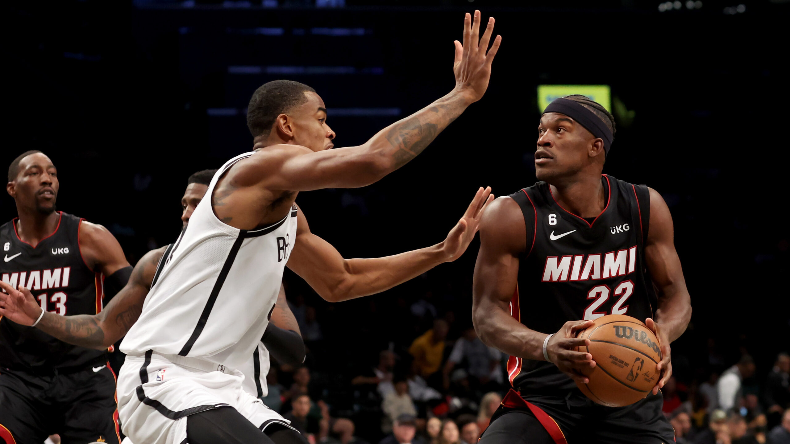 NBA: Preseason-Miami Heat at Brooklyn Nets