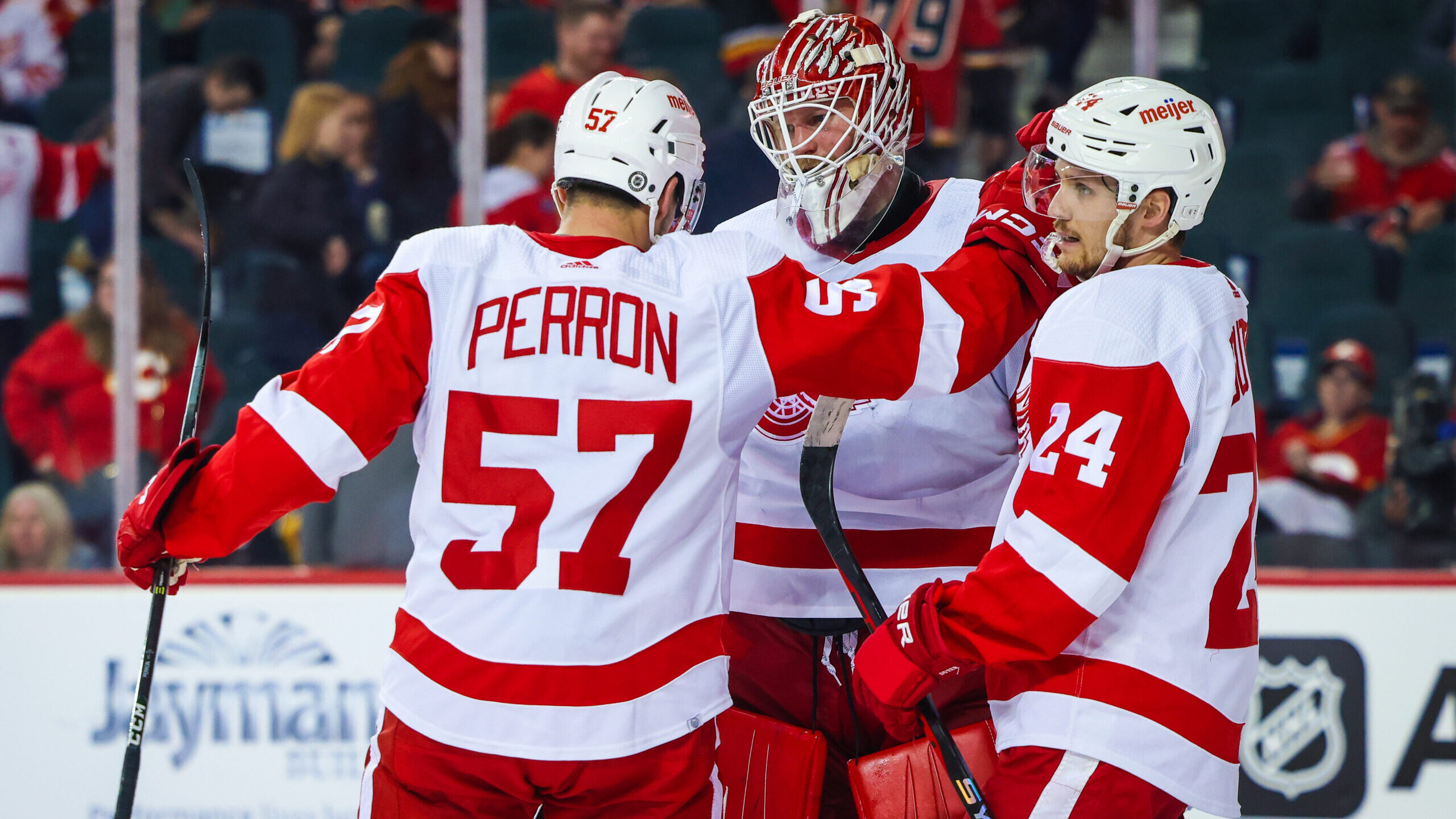 NHL: Detroit Red Wings at Calgary Flames
