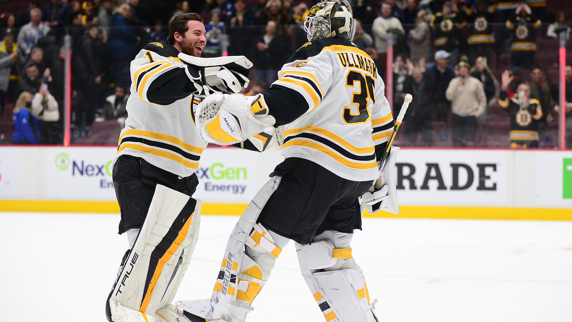 Boston Bruins Goaltender Linus Ullmark