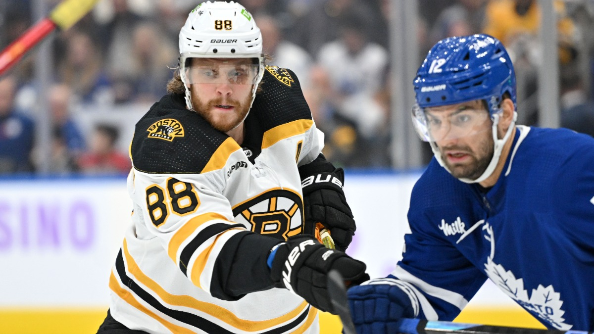 Boston Bruins forward David Pastrnak