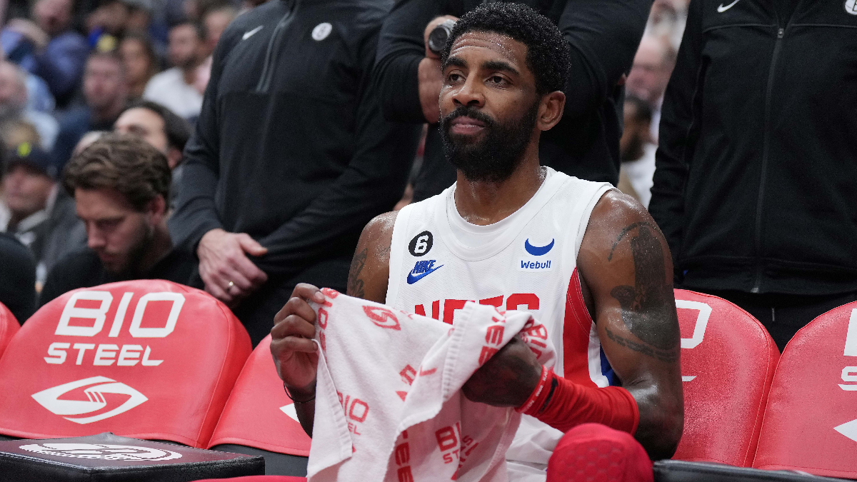 Dallas Mavericks guard Kyrie Irving