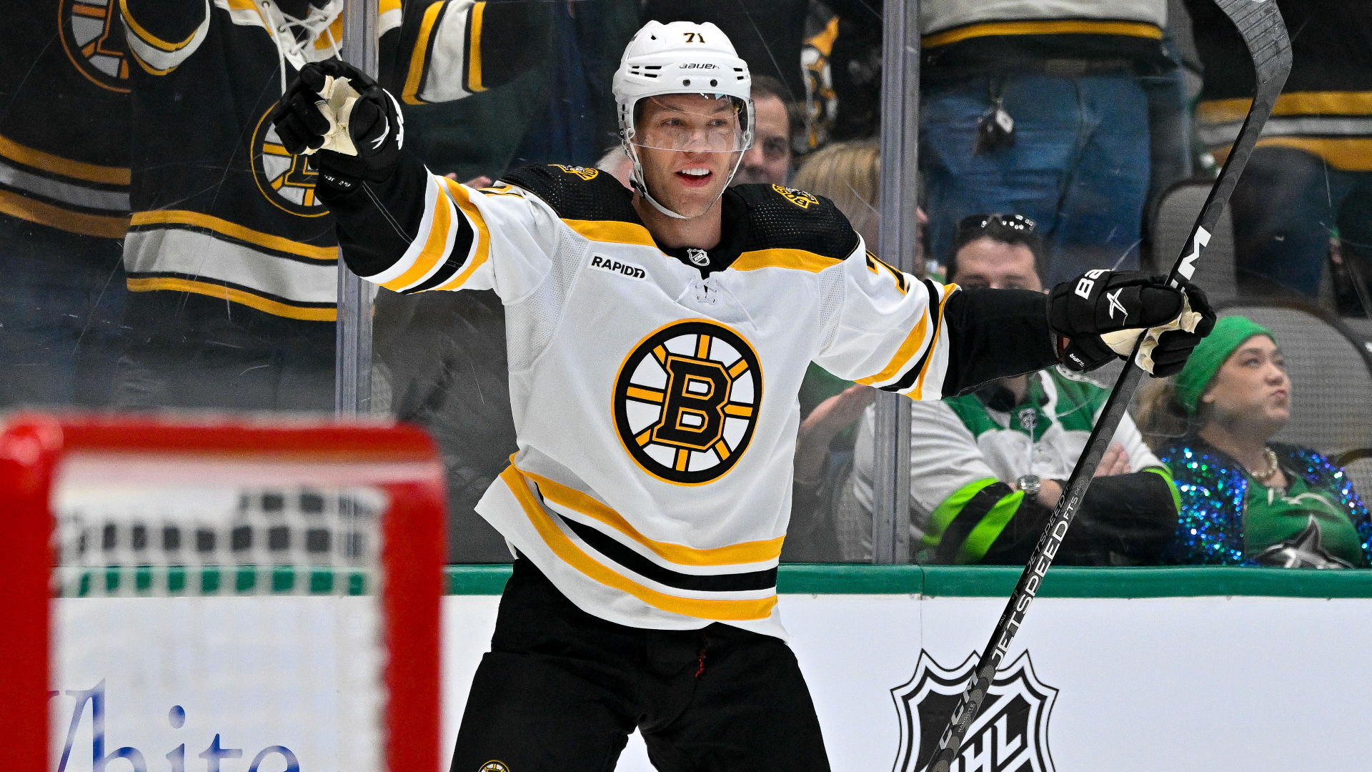 Boston Bruins left wing Taylor Hall