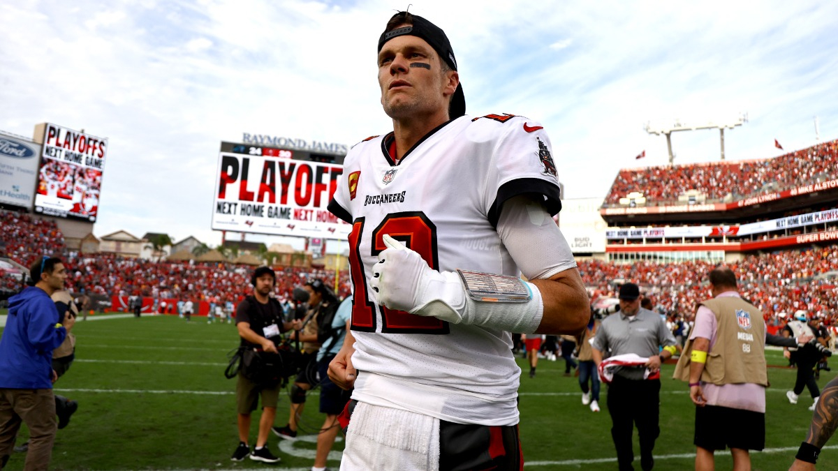 Retired NFL quarterback Tom Brady