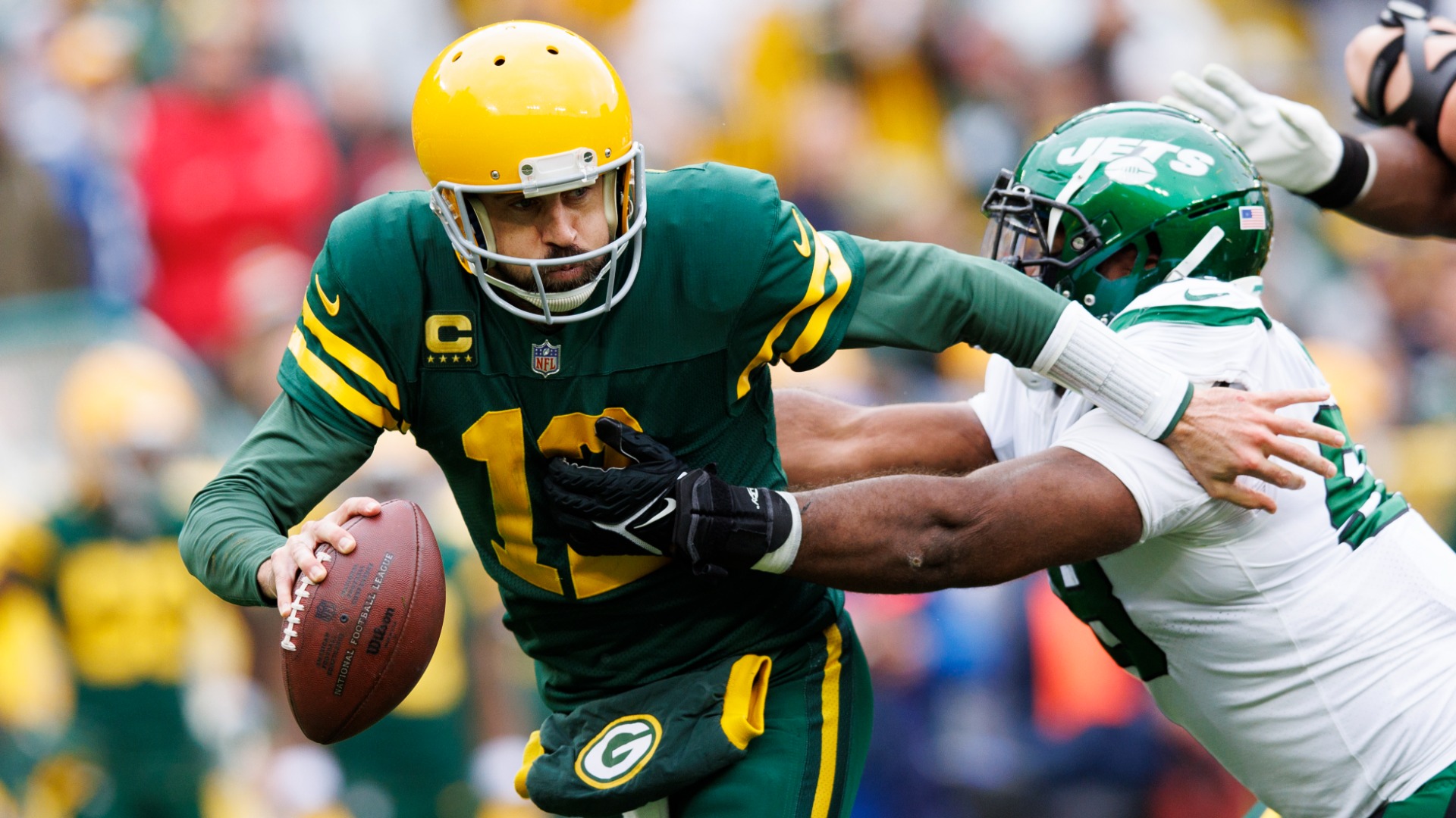 Green Bay Packers quarterback Aaron Rodgers