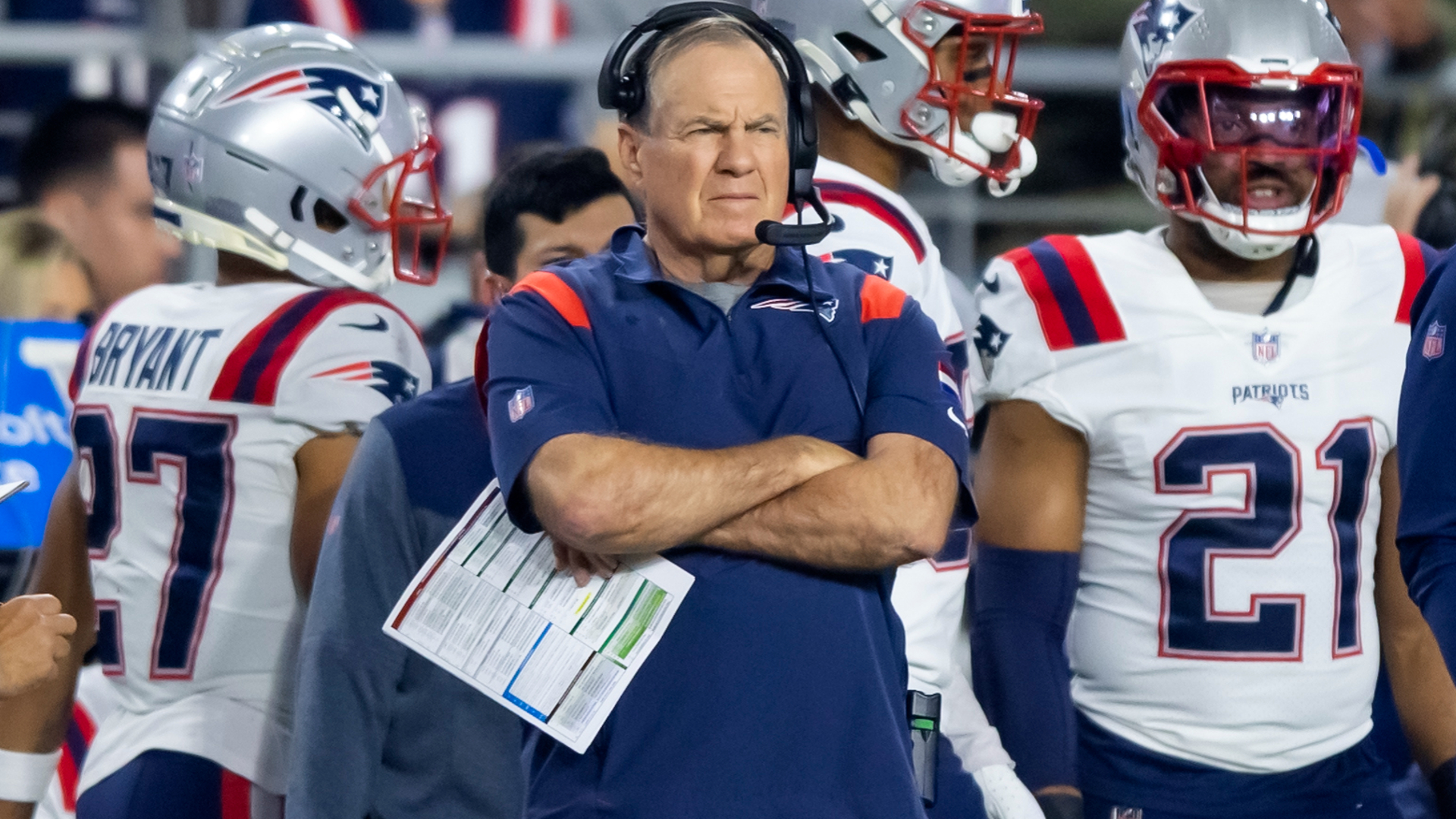 New England Patriots head coach Bill Belichick