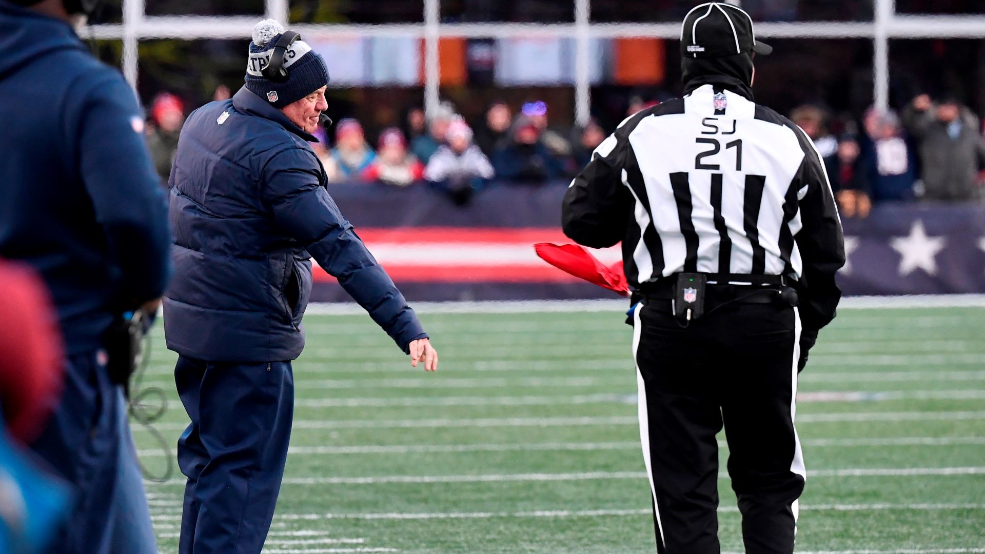 New England Patriots head coach Bill Belichick
