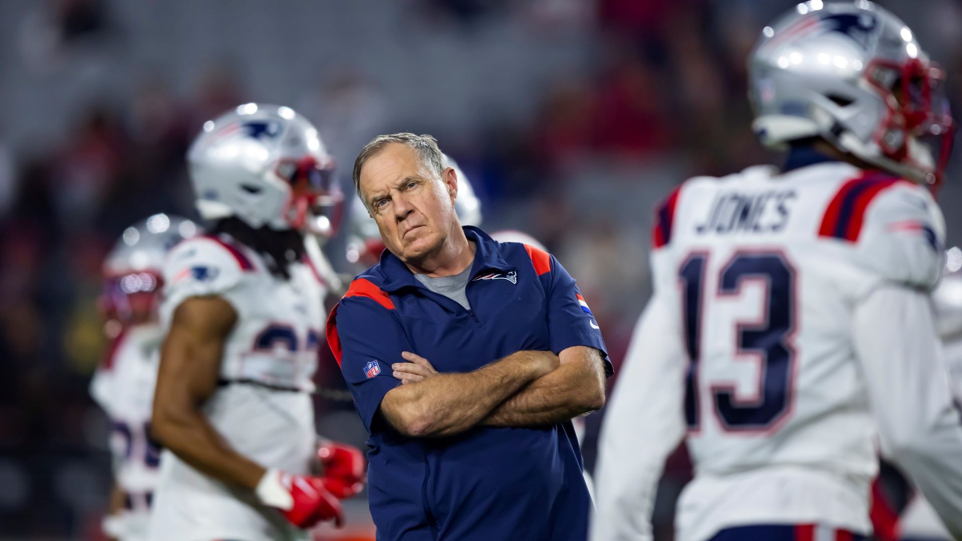 New England Patriots head coach Bill Belichick