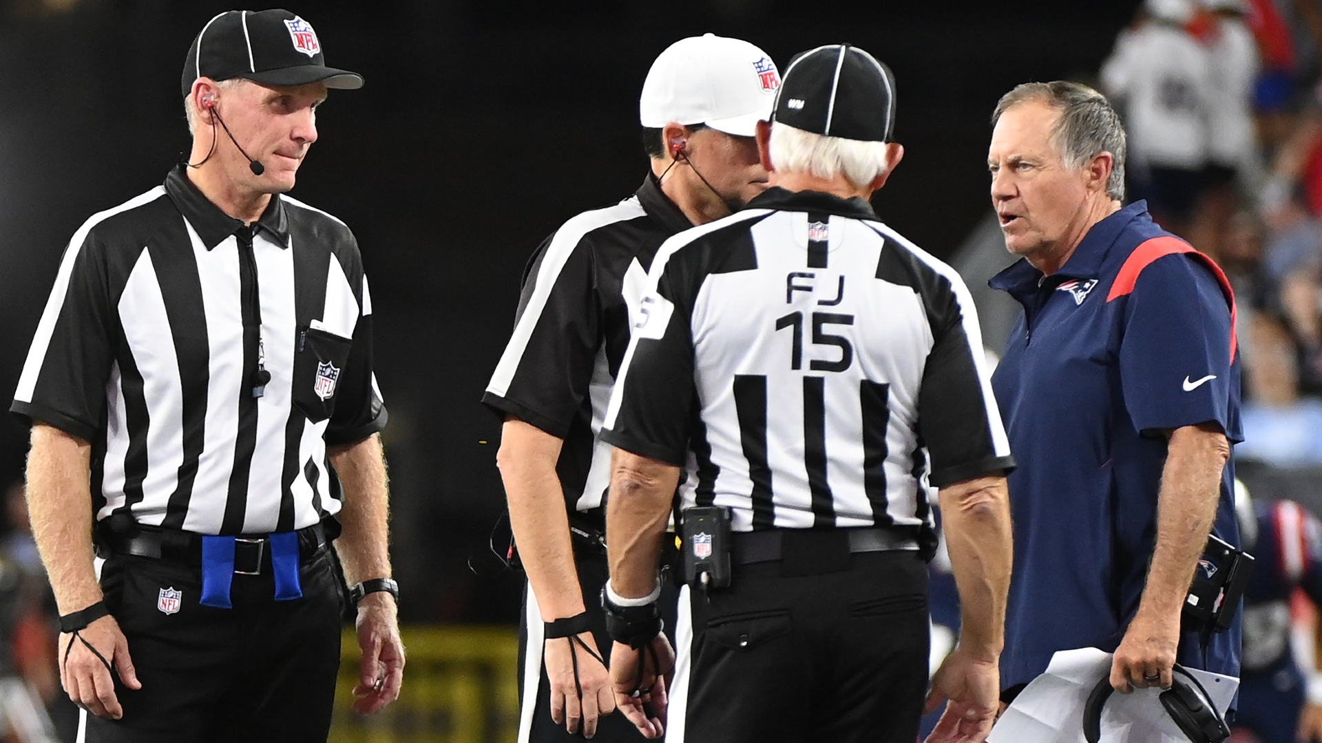 New England Patriots head coach Bill Belichick
