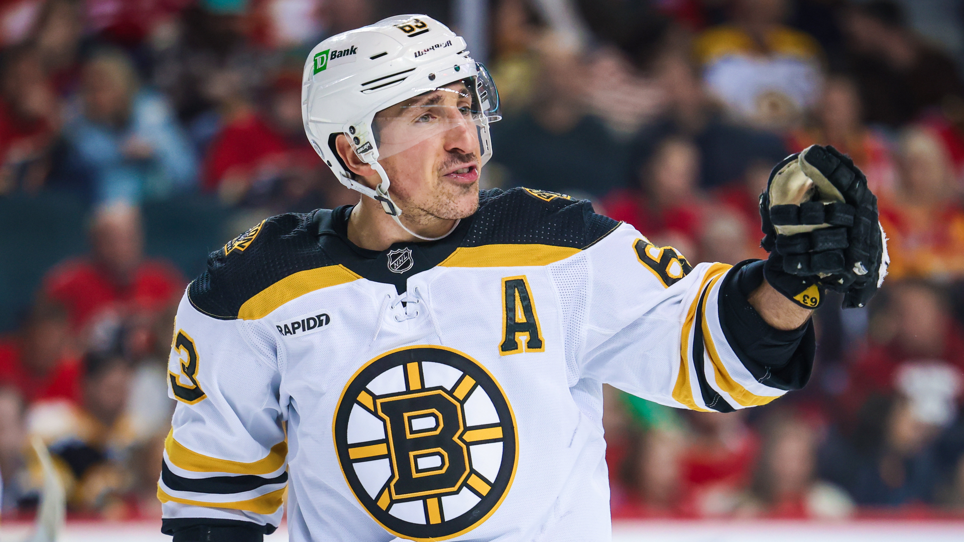 Boston Bruins left wing Brad Marchand