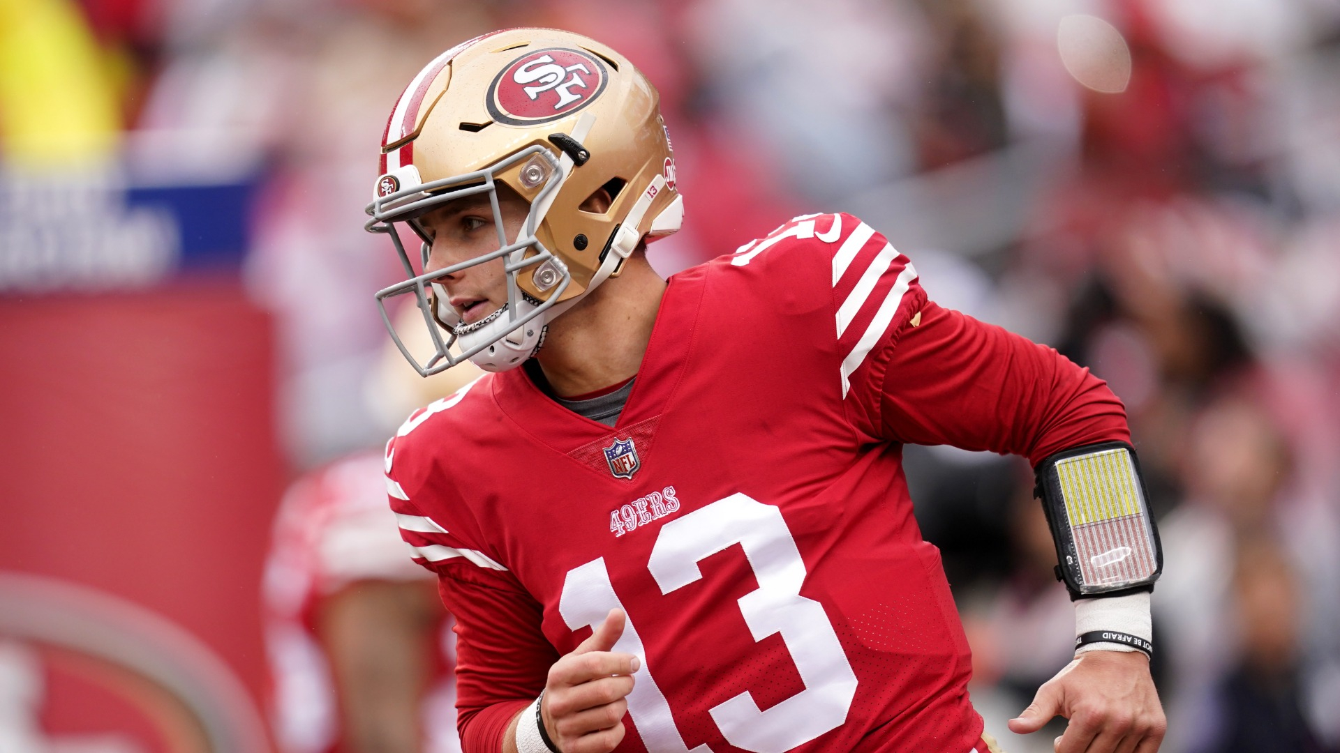 San Francisco 49ers quarterback Brock Purdy