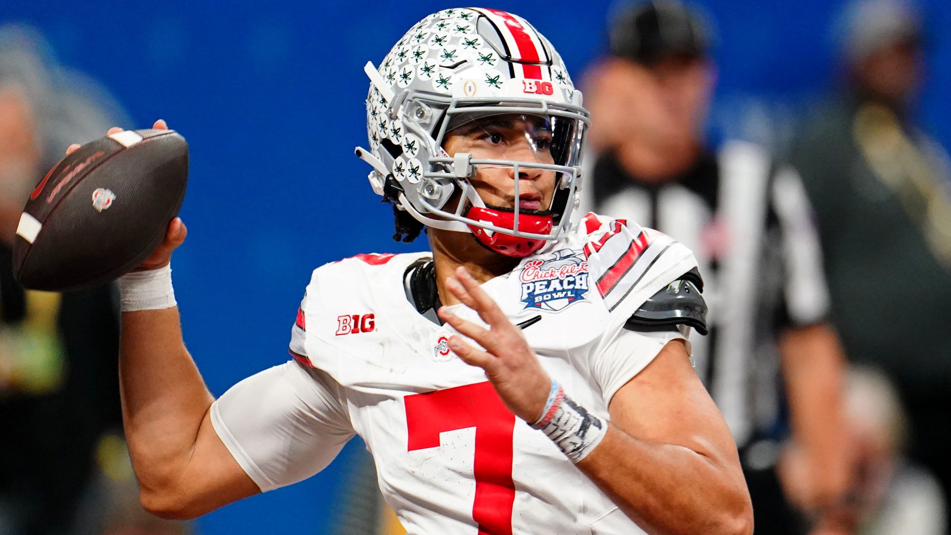NFL draft prospect C.J. Stroud