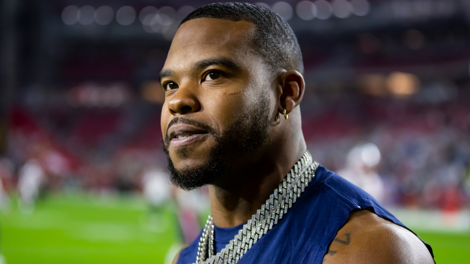 Buffalo Bills running back Damien Harris