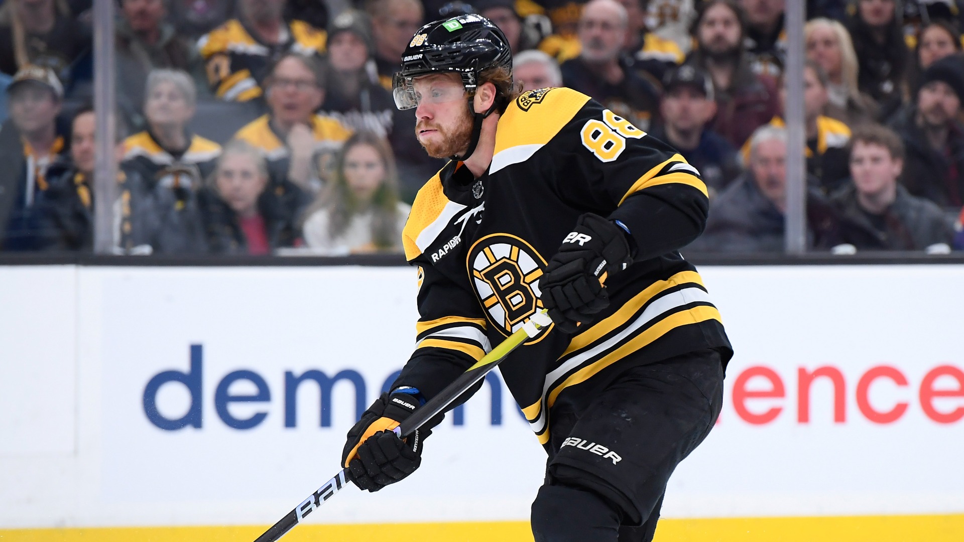 Boston Bruins forward David Pastrnak