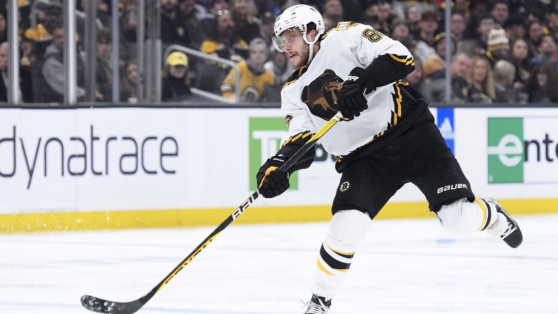 Boston Bruins winger David Pastrnak