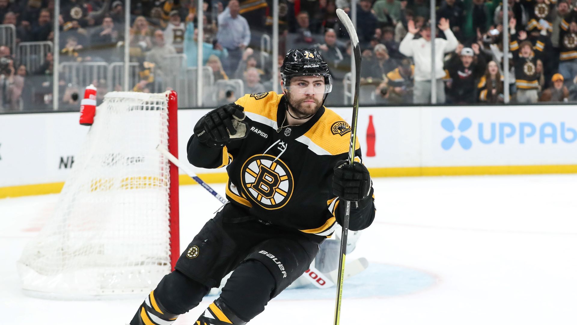 Boston Bruins forward Jake DeBrusk