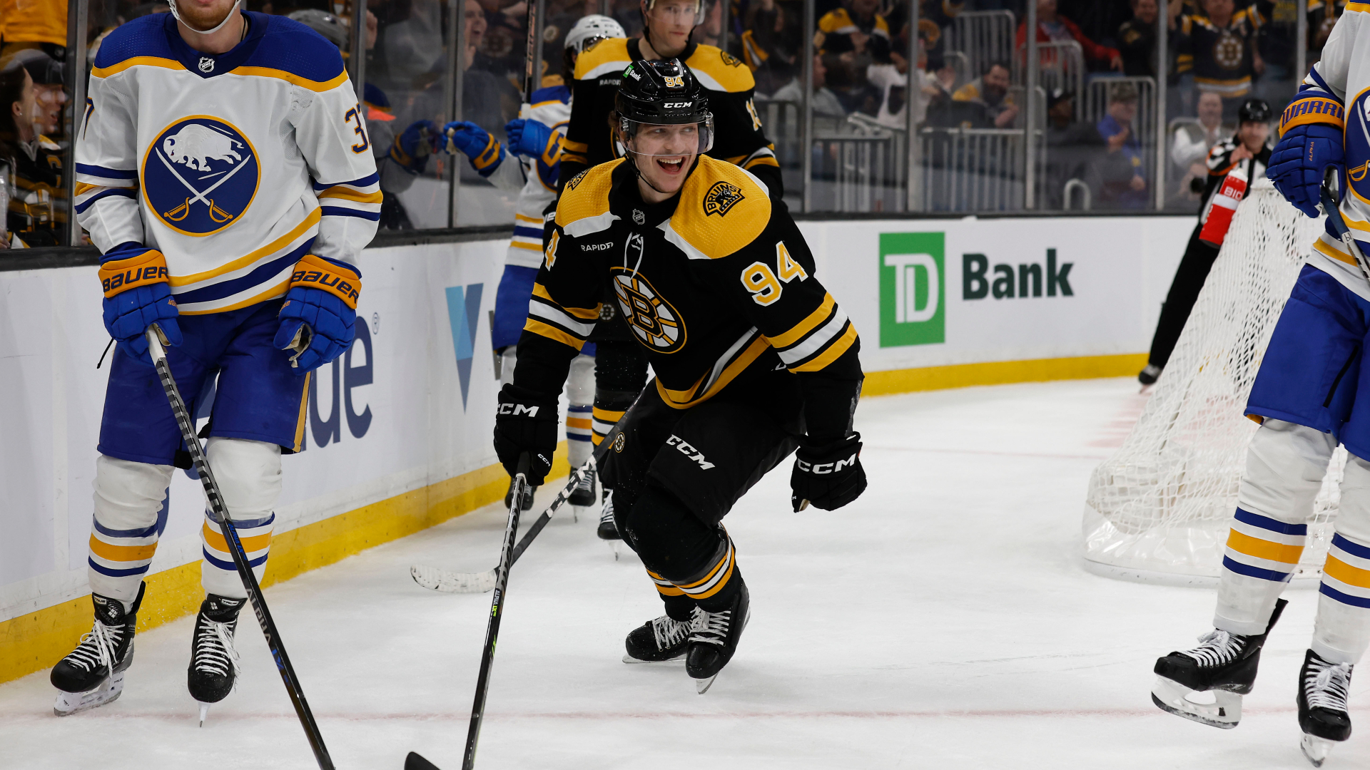 Boston Bruins center Jakub Lauko