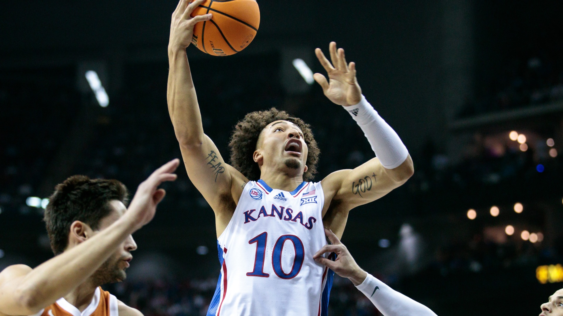 Kansas Jayhawks forward Jalen Wilson