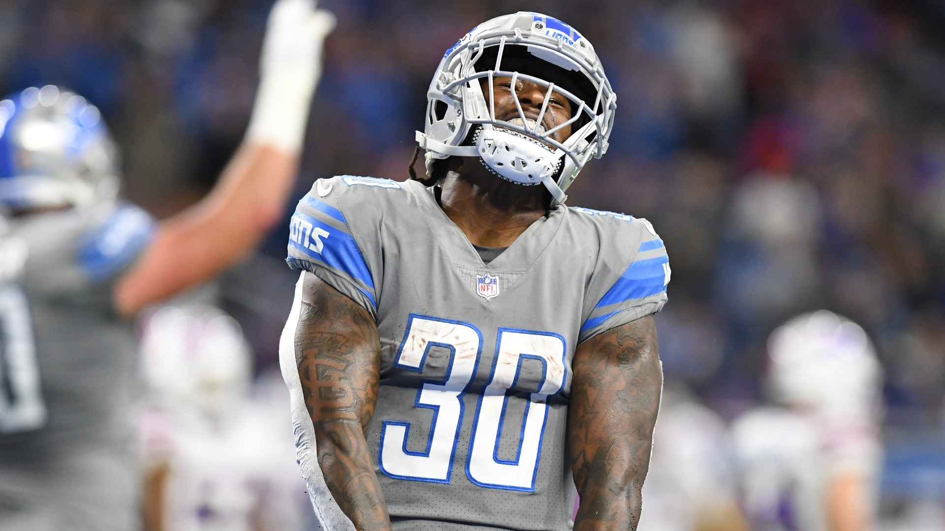 New Orleans Saints running back Jamaal Williams