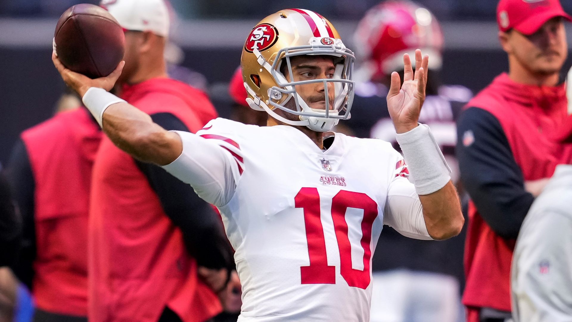 Las Vegas Raiders quarterback Jimmy Garoppolo