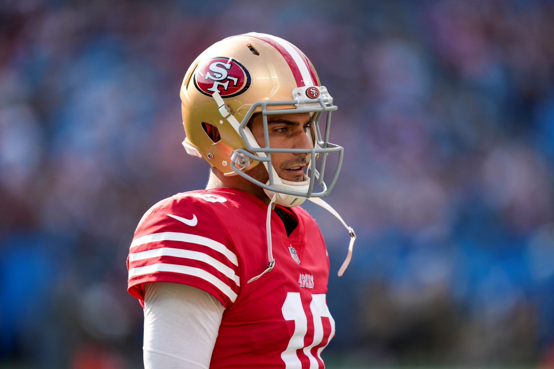 Las Vegas Raiders quarterback Jimmy Garoppolo