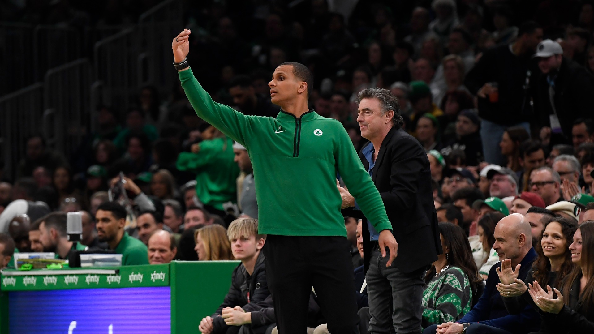 Boston Celtics head coach Joe Mazzulla