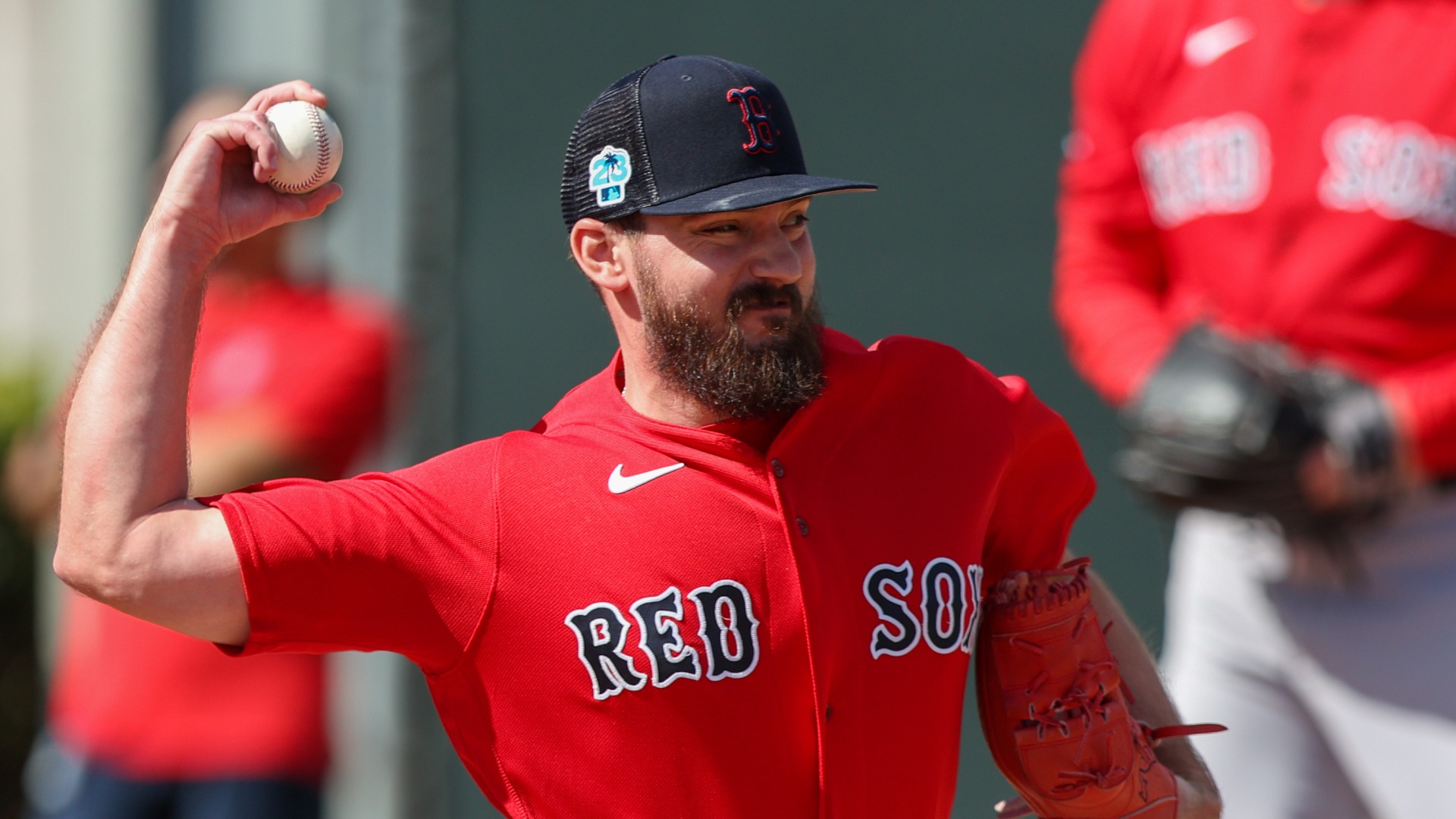 Boston Red Sox pitcher John Schreiber