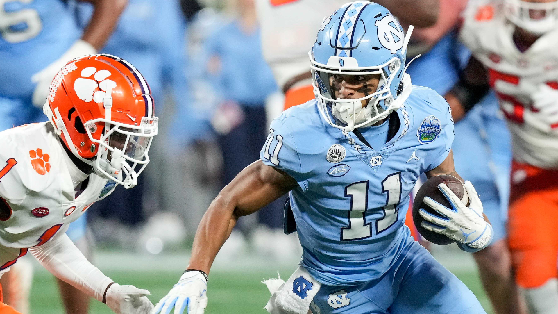 North Carolina Tar Heels wide receiver Josh Dow