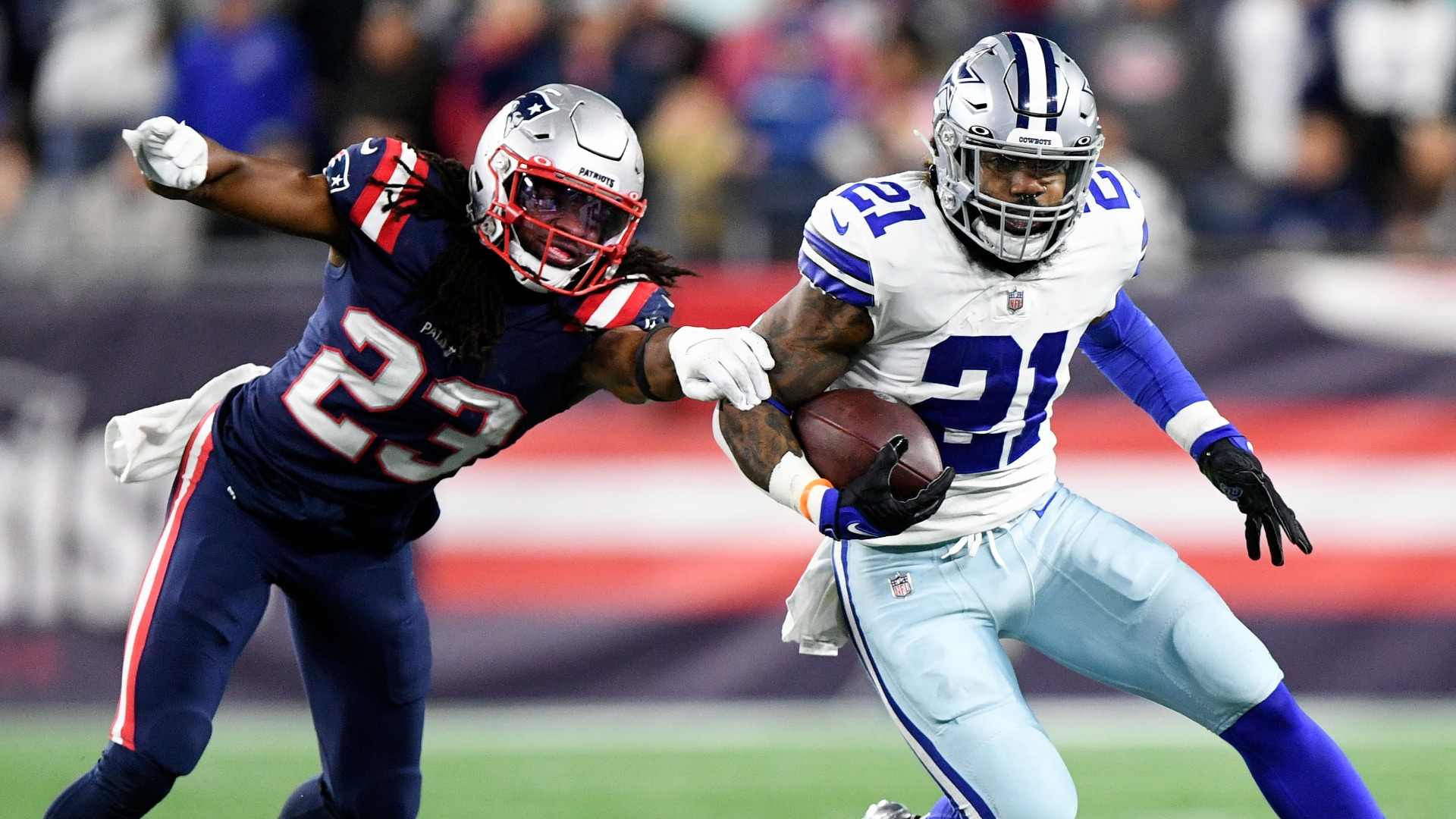 NFL free agent running back Ezekiel Elliott