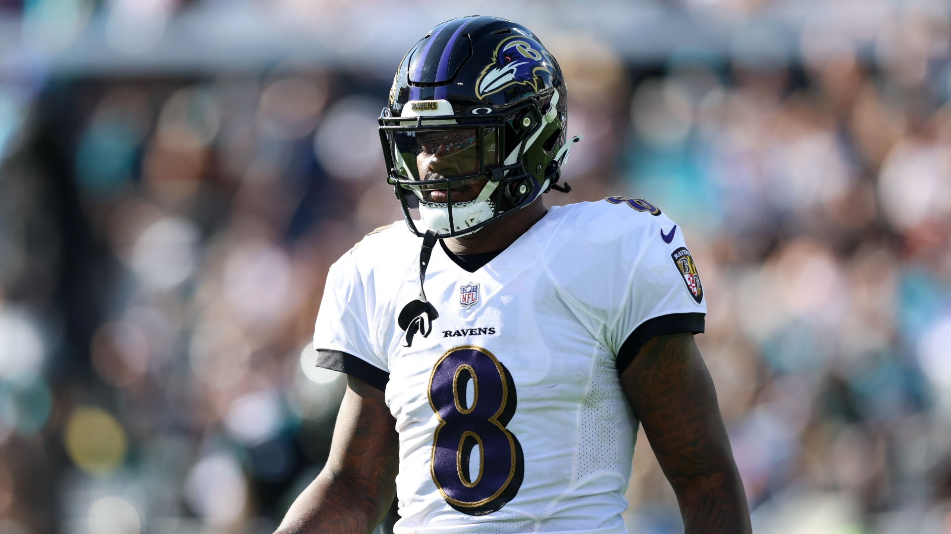Baltimore Ravens quarterback Lamar Jackson