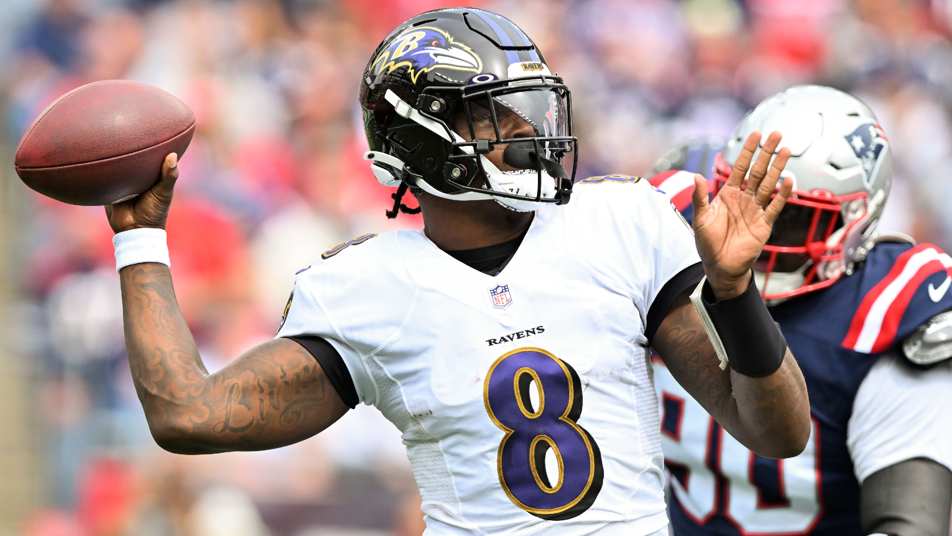 Baltimore Ravens quarterback Lamar Jackson