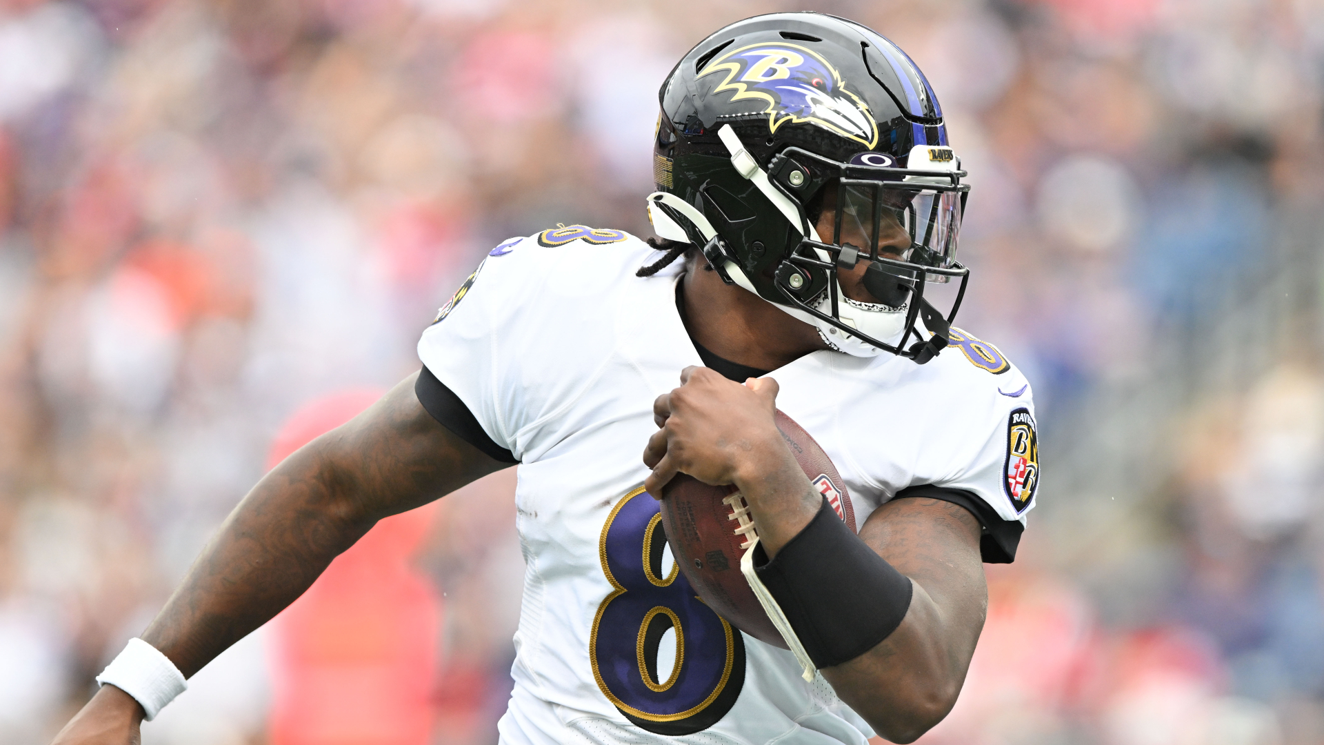 Baltimore Ravens quarterback Lamar Jackson