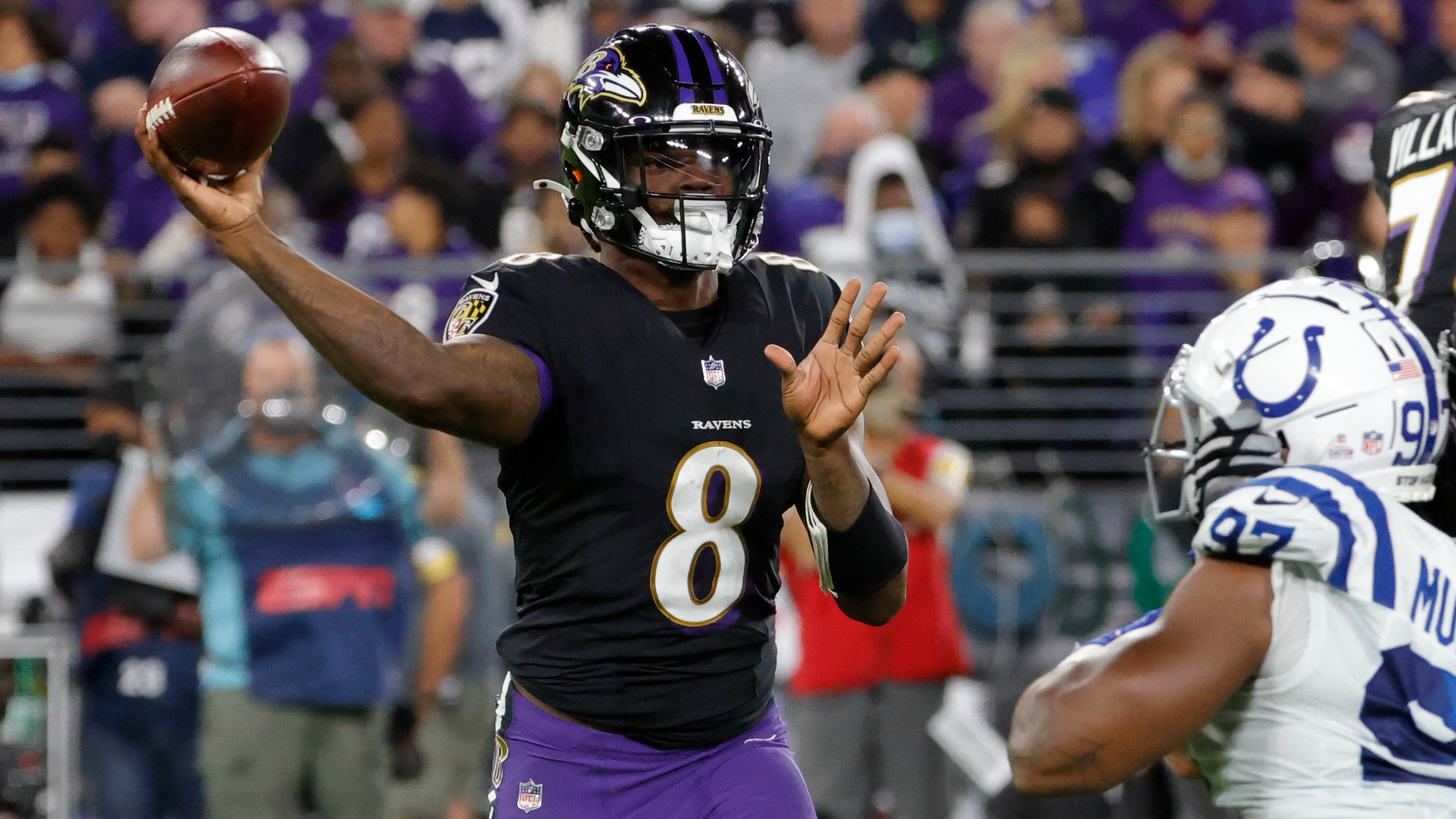 Baltimore Ravens quarterback Lamar Jackson