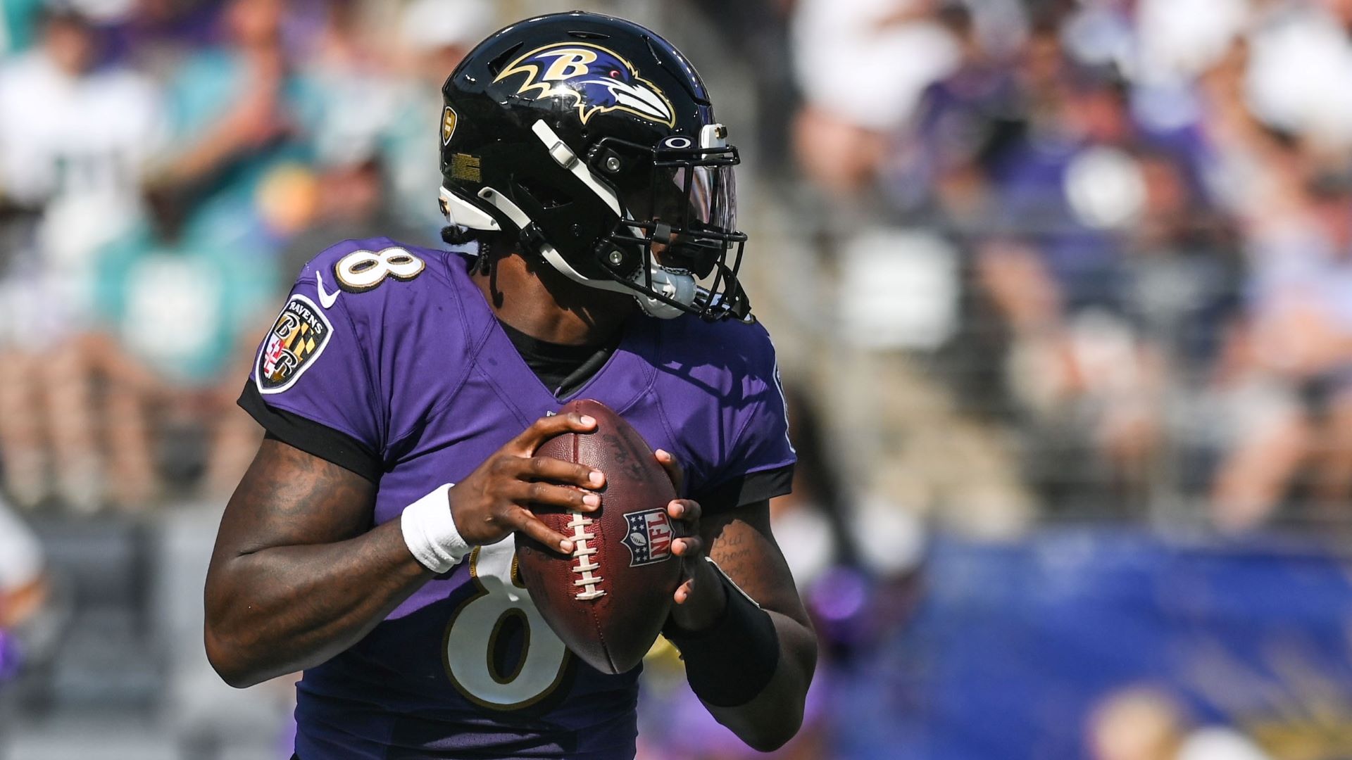 Baltimore Ravens quarterback Lamar Jackson