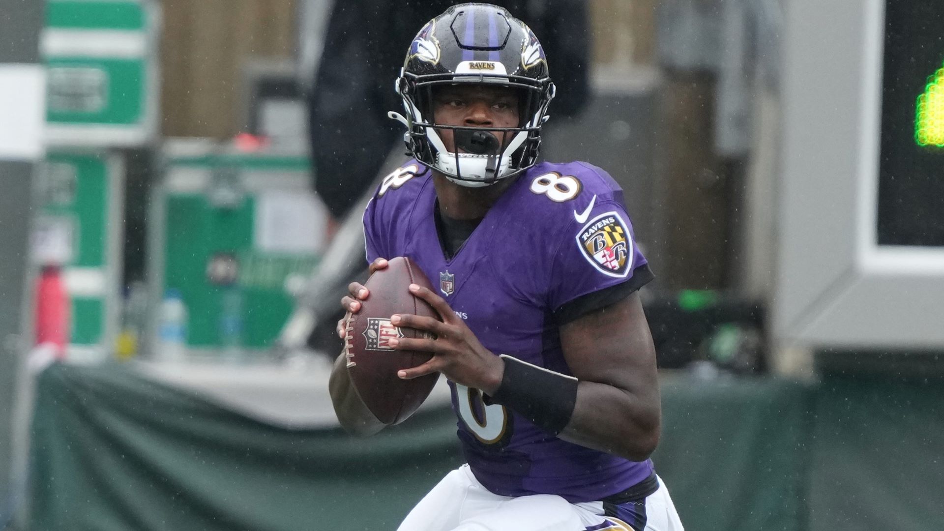 Baltimore Ravens quarterback Lamar Jackson