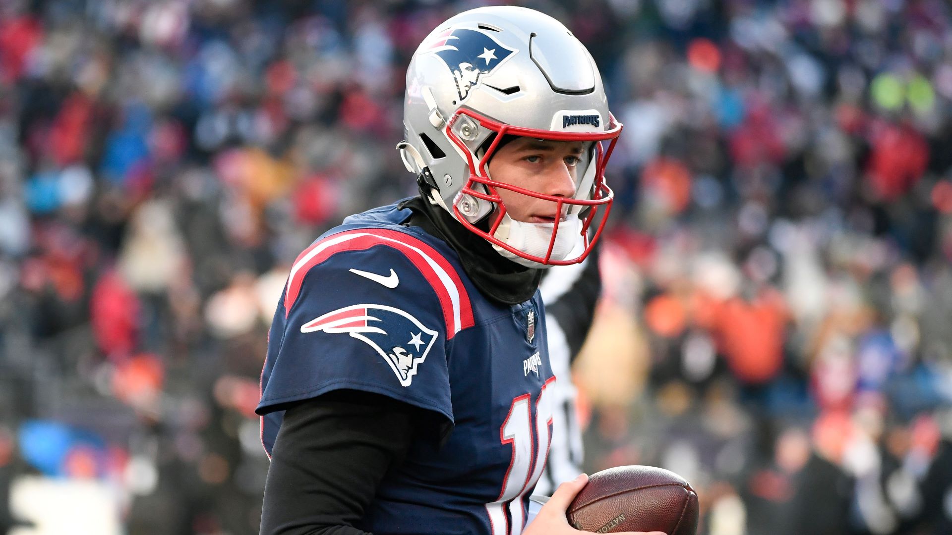 New England Patriots quarterback Mac Jones