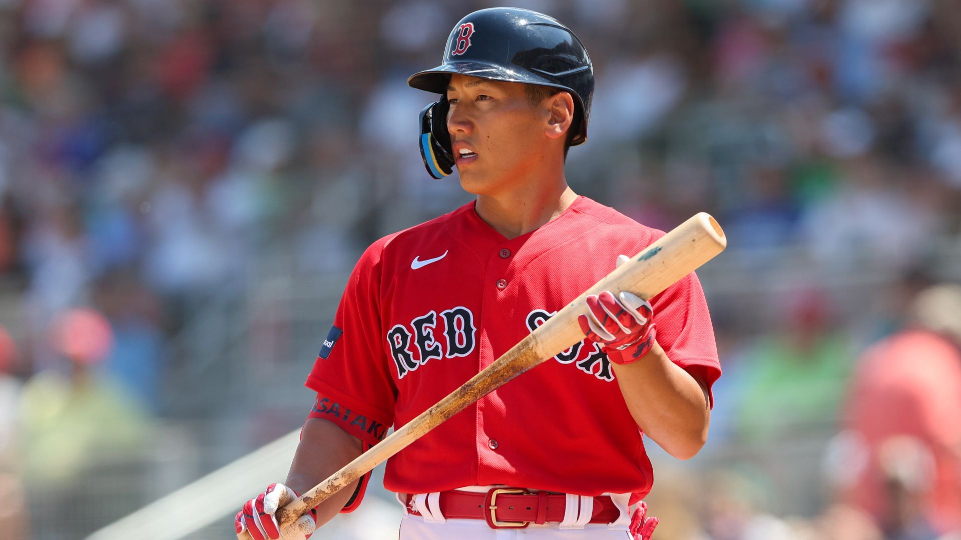 Boston Red Sox outfielder Masataka Yoshida