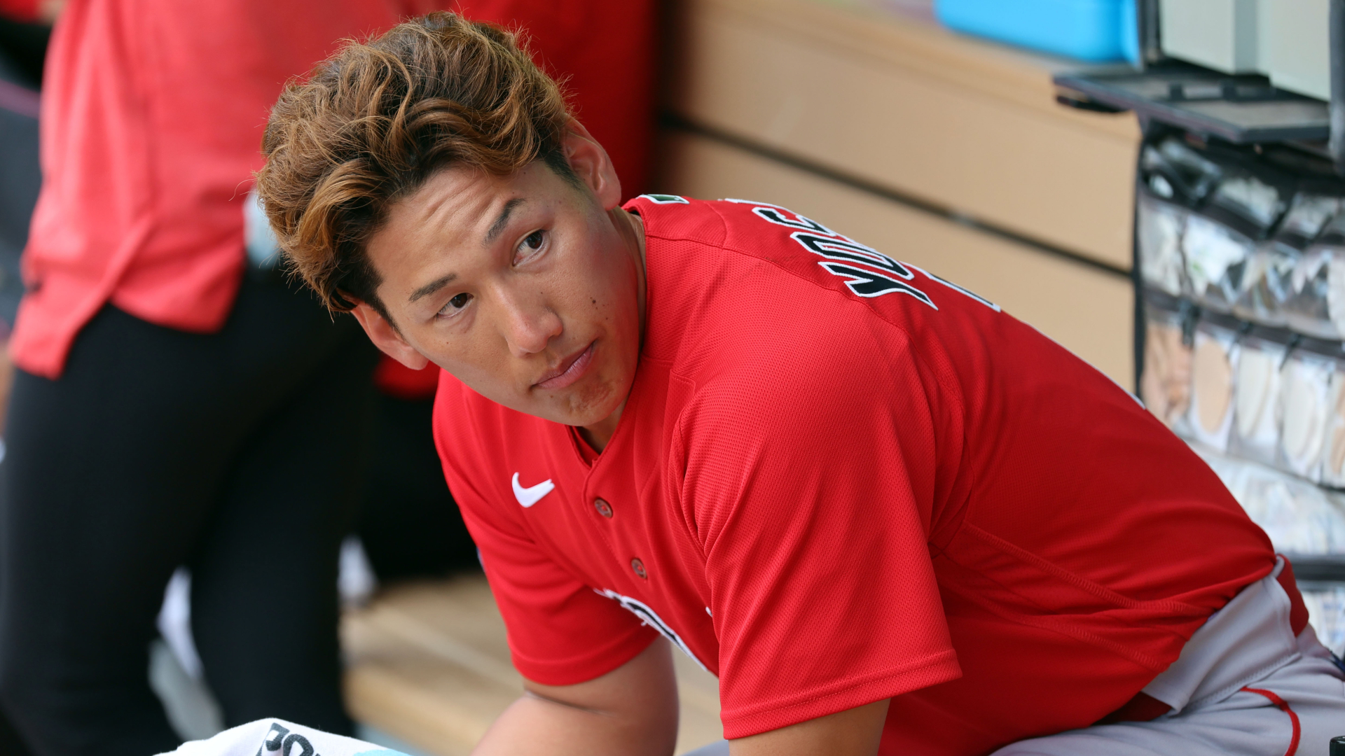 Boston Red Sox outfielder Masataka Yoshida