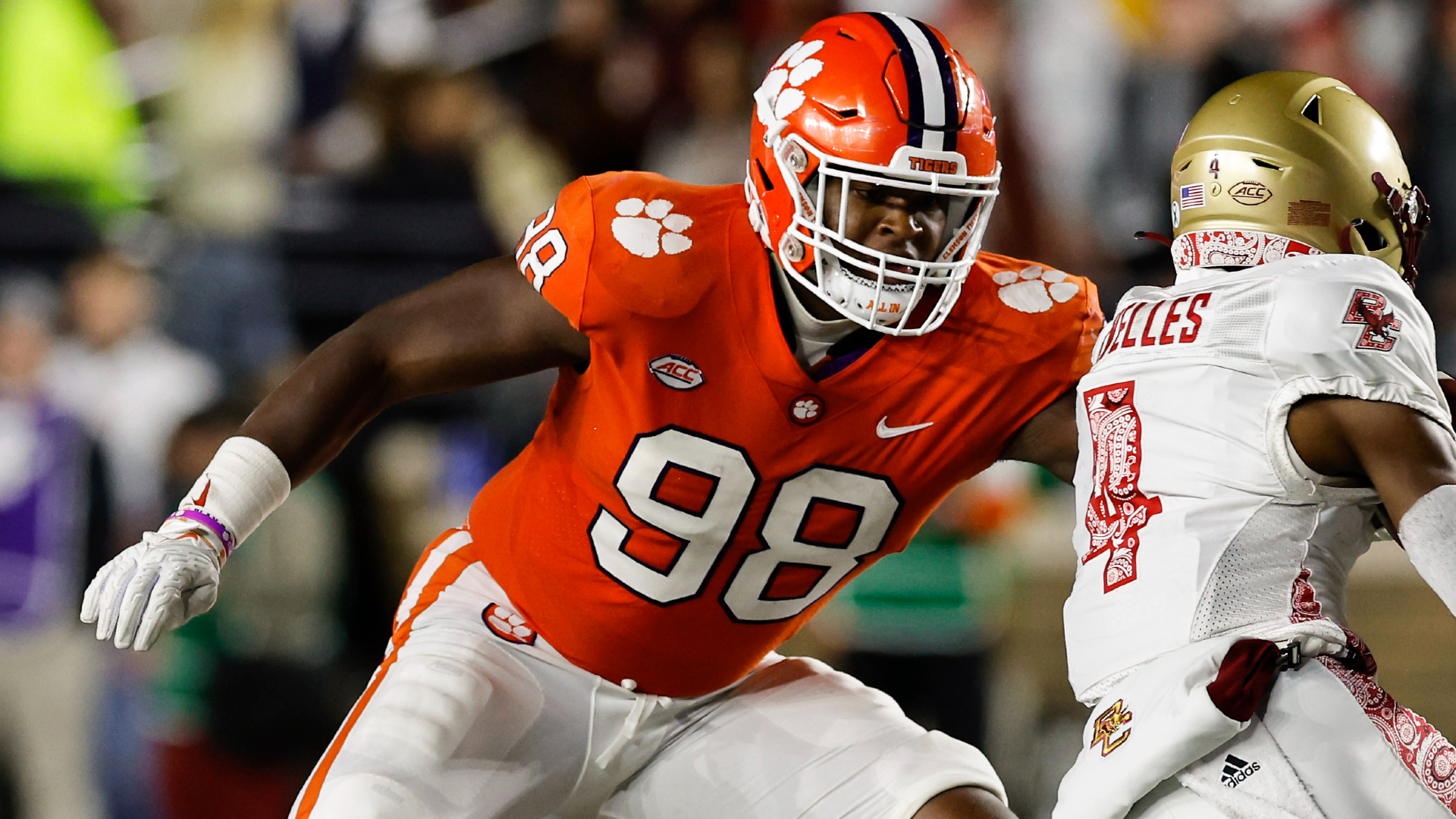 Clemson Tigers defensive end Myles Murphy