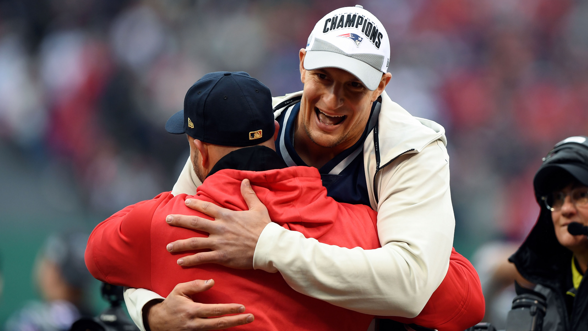 Former New England Patriots tight end Rob Gronkowski